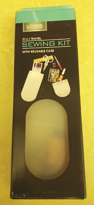 Living Solutions 31 Pc Travel Sewing Kit With Reusable Case. A7