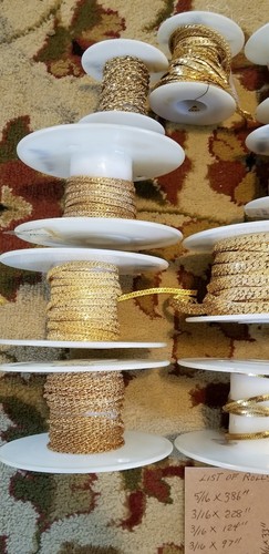 Gold Filled Plated and Silver Chain Unfinished Bulk Lot Collection DIY Jewelry