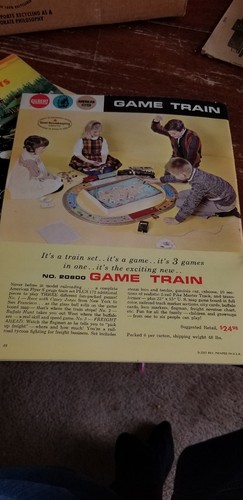 ANTIQUE 1961 AMERICAN FLYER WORLD OF TRANSPORTATION CATALOG GILBERT COMPLETE