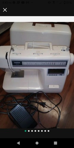 BROTHER XR-40 XR-35 Sewing Machine with Case 35 Stitch Foot