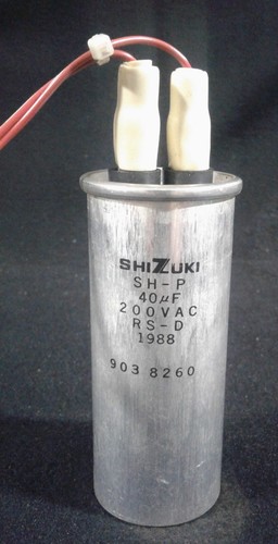 【shifuku】 SHIZUKI SH-P RS-D CAPACITOR 40 UF 200 VAC | eBay