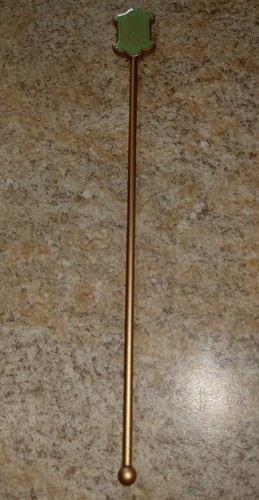 Set Of 1Brand New St Germain Drinking Cocktail Glass W/ Stirrer Tall Bar