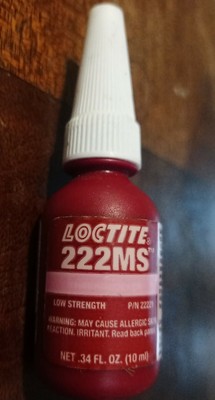 New!! Genuine  Loctite 222MS Low Strength Threadlocker 10 ml BRAND NEW