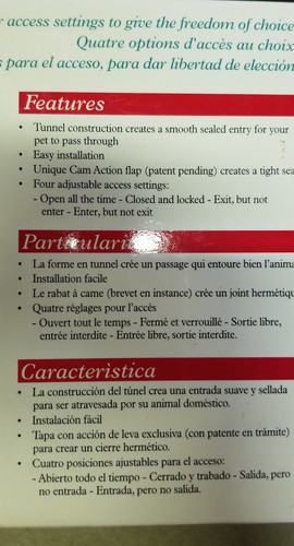 Petsafe Deluxe Cat Flap with Tunnel Door 4 –Way Locking- FREE SHIPPING