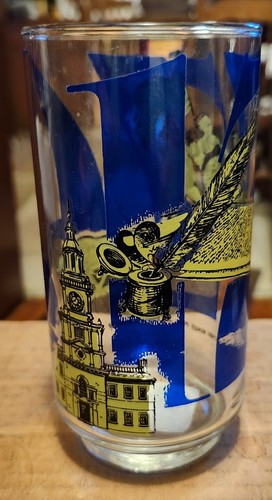 Vintage Coca-Cola Heritage Collector series Glass 1776