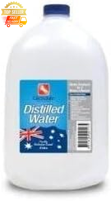 4L Distilled Water Purity 99.9% for Steam Irons, Humidifiers, Aquariums