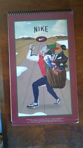 ORIGINAL VINTAGE NIKE Holi 1997 Ad Catalog Kit Standards  for Dealers Radio, TV