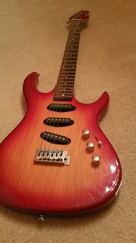 Burswood electric guitar. Not a fender guitar