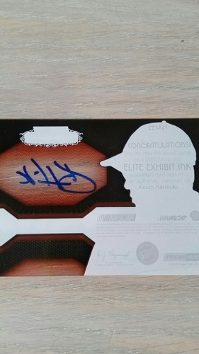 KEVIN HARVICK 2010 PP SHOWCASE ELITE EXHIBIT INK CARD VERY RARE CARD.  5 OF 5