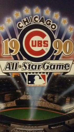 1990 MLB All-Star Game 18x24 Poster CHICAGO CUBS Wrigley Field