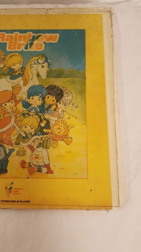 Rainbow Brite Peril in the Pits Movie Vintage CED VIDEO DISC Lazer disc