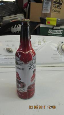 22 Oz Budweiser Dale Junior Bottle With scree On Lid