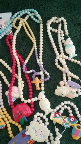 Children's Jewelry Lot Big Lot Pins Necklaces Bracelets