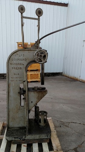 Atlas Compound Mandrel Press. No.4.