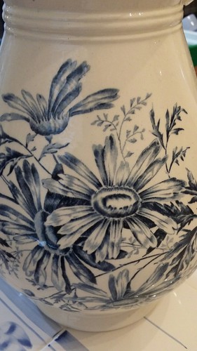 ANTIQUE THEODOR PAETSCH RARE HAND PAINTED POURING PITCHER FRANKFURT GERMANY