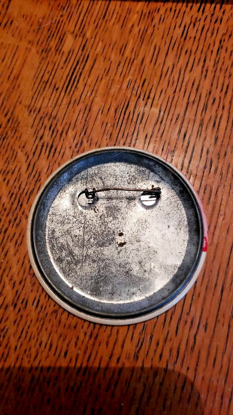 Vintage 1970  Winter Carnival Button Pin back Frosty Frolics