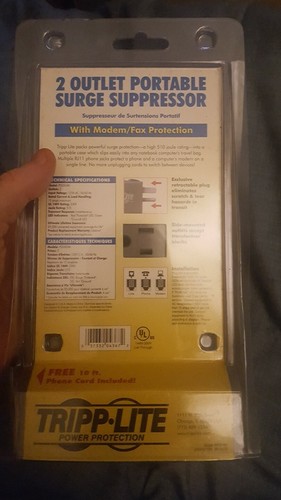 Tripp Lite 2 Outlet Surge Suppressor Model PS5503M - DS