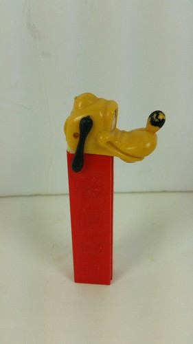 Pez Vintage Candy Dispenser Pluto No Feet Rare Variant  RED Disney AUSTRIA