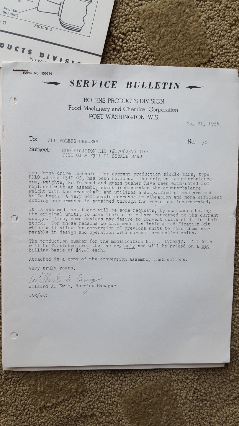 Bolens vintage owner manuals parts lists, lot of 7, from 1950's, + 