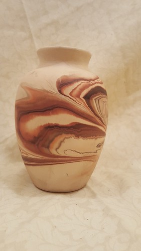 Vintage Nemadji Pottery Native Indian Swirl Art Pottery 7