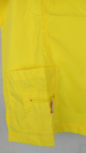 NWT Peaches Womens Scrub Top Nein Yellow Size Large