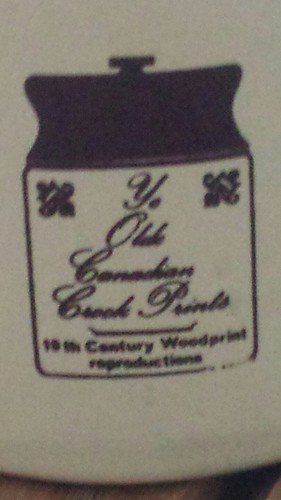 Antique Mug Ye Olde Canadian Crock  celebrated Dawson City Yukon 1930s