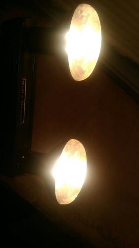 Vintage Bell & Howell Exposure Guide Dual Spot Bar 2 Bulbs Indoor Camera Movies