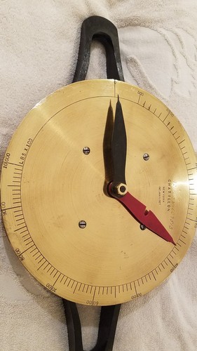 UNIQUE HEAVY CHATILLON, Pat. Jan. 11, 1927,  NEW YORK 421-USN-009513 METAL BRASS