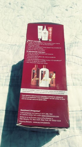 VIDAL SASSOON PRO SERIES ULTRA VIBRANT COLOR 1BB MIDNIGHT MUSE BLUE HAIR COLOR