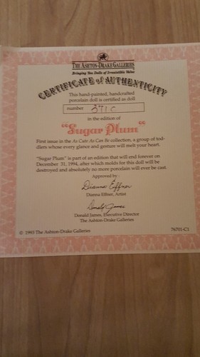 Ashton drake sugar plum