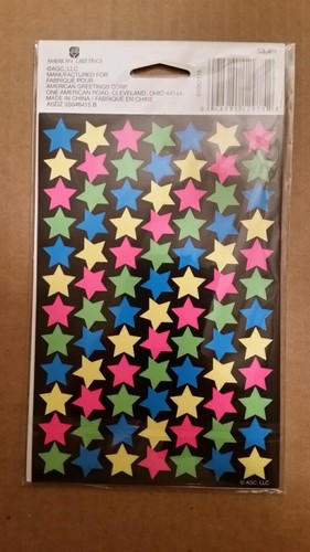 Smiley faces and star stickers