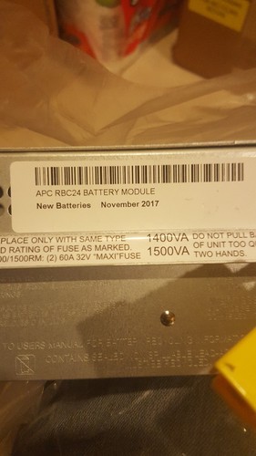 APC Smart UPS Smart UPS DL1400R2  1400VA / 980W 120V 50/60Hz New Batterys