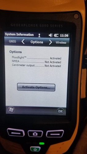 Trimble Geo XH Geoexplorer 6000 Series 88950  Pocket PC With Case and Charger