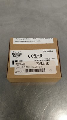 Automation Direct PLC D2-32TD1 32PT 24V DC OUTPUT MODULE BIN#2