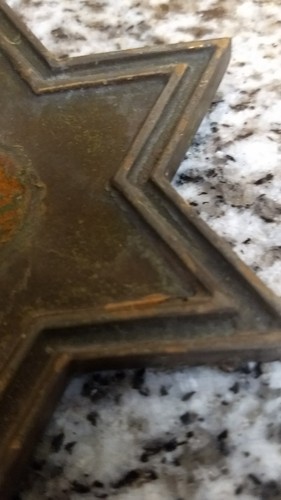 Antique Bronze six point star 5