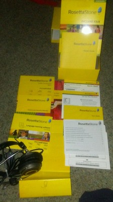  ROSETTA STONE RUSSIAN 1 HOMESCHOOLAUDIO COMPANIONHEADSET