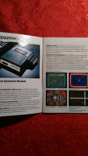 1982 lntellivision game catalog