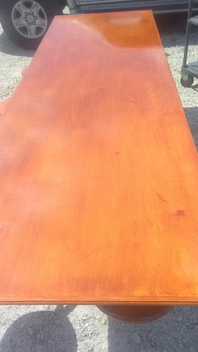 Vintage Swing Out Seat Lunchroom Table shipping available