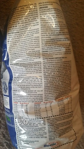 Bostik Unsanded Portabella Dry Tile Grout 5lb bag For use in grout joints to 1/8