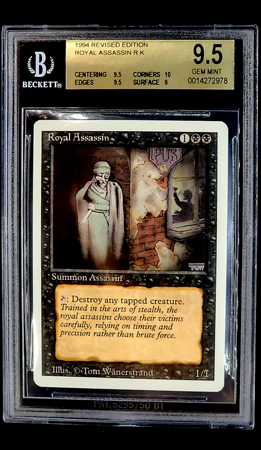 1994 Magic the Gathering Revised Royal Assassin Rare BGS 9.5