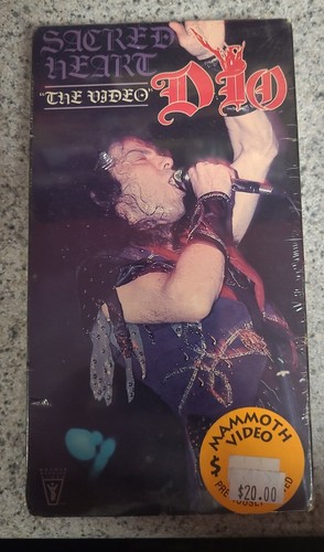 EBi　Dio Mio　VHS Dio - Sacred Heart: The Video NEW! VHS, Ronnie James Dio