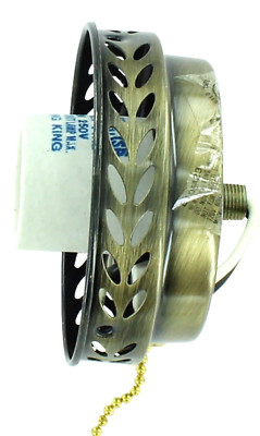 CRAFTMADE F103-AB 3-1/4'' Universal Ceiling Fan Fitter - Antique Brass
