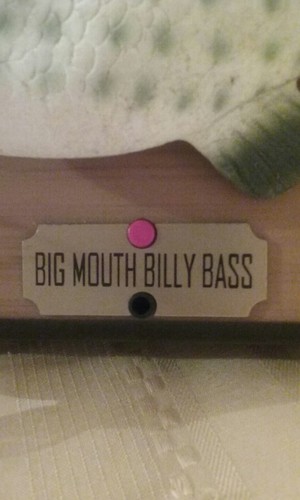Big Mouth Billy Bass The Singing Sensation 1999 Motion Activated
