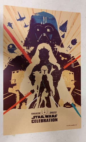 Star Wars Celebration 2022 Key Art poster 11x17 | eBay