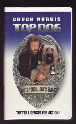 TOP DOG with CHUCK NORRIS  1995 VHS CLAMSHELL