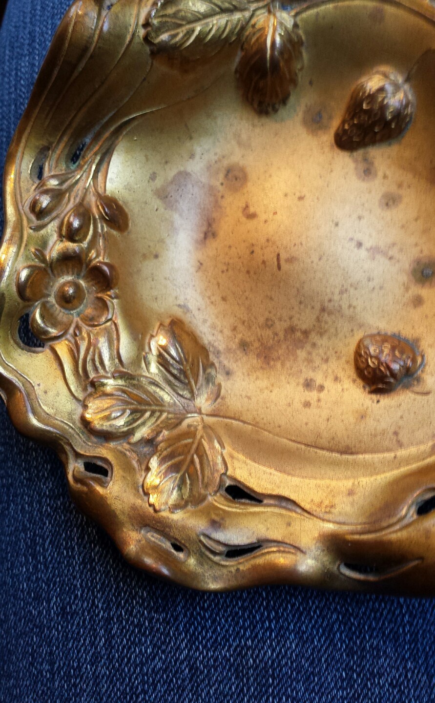 Signed JB  - Jennings Brothers trinket dish