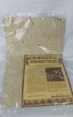 New Old Stock Tonga Trading Company Museum Quality Sealed Tapa Cloth