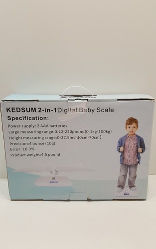 KEDSUM 2-in-1 Digital Baby Scale Multi-Function Infant Pet Scale