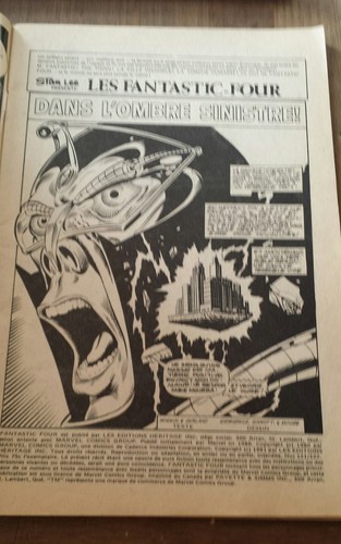 Fantastic Four # 121/122 French Comic Francais 1981 Editions Héritage Double