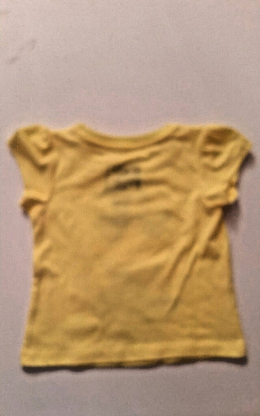Despicable Me Girl's Infant Baby T-Shirt Yellow Short Sleeve Size 12 Months NWT
